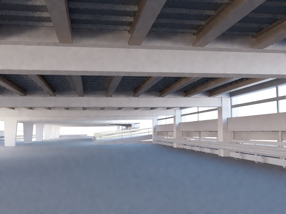 Genauigkeitsprüfung des BIM-Modells durch Überlagerung mit der Punktwolke