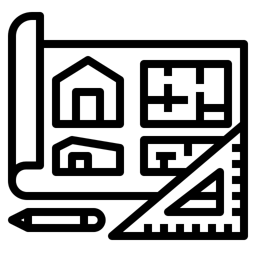 Symbol Grundriss und Bestandsplan aus der Gebäudeaufnahme